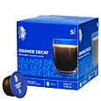 Kaffekapslen Grande Decaf paquet et capsule pour Dolce Gusto
